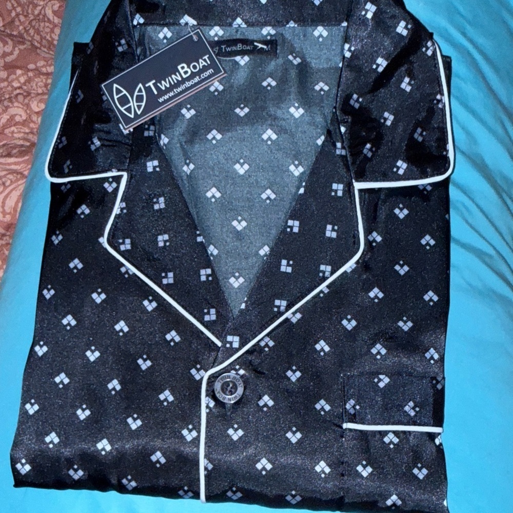 Men's Black Pajama Set